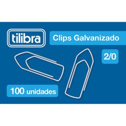 CLIPS 2/0 GALVANIZADO C/100 UN... - Guilan Papelaria e Utilidades