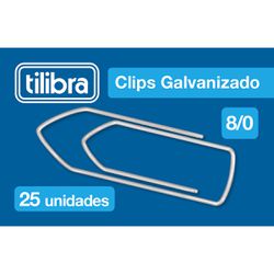 CLIPS 8/0 GALVANIZADO C/25 UNI... - Guilan Papelaria e Utilidades