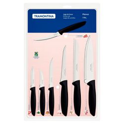 JOGO DE FACAS 7 Pc - TRAMONTIN... - Guilan Papelaria e Utilidades