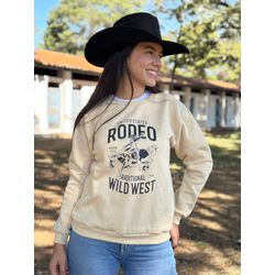 Moletom Feminino Rodeo Tradicional Wild West - Van... - Rústic Country