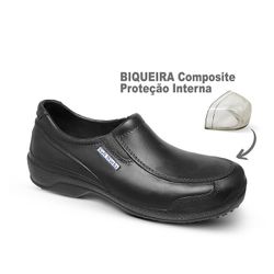 Sapato Classic Works Preto BB66 com ponteira Soft ... - SAFETY SHOP
