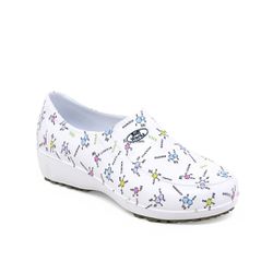 Sapato Lady Works Branco Estampa DNA BB95 Soft Wor... - SAFETY SHOP