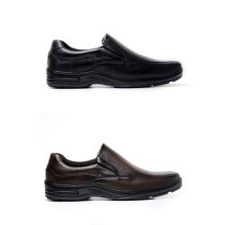 Combo 2 Pares Sândalo Logan Preto/Café