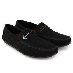 Mocassim Sândalo Ibiza Nobuck Black - CALÇADOS SANDALO