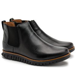 Bota Casual Sândalo Owen Preta - CALÇADOS SANDALO