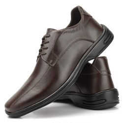 Sapato Social Elegante Café e Preto - SG-SW-221 - Montie