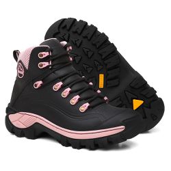 Coturno Blogueirinha Preto Cano Alto - VL-Blogueir... - Montie