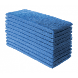 Fibra De Limpeza Azul 10,1 X 26cm Superpro 9509 - 10 Unidade - Santec
