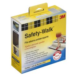 Fita Antiderrapante Preta 50mm X 5mts Safety Walk 3M - Santec