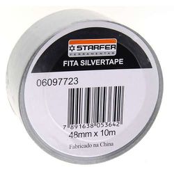 Fita Silver Tape 45mm X 10mts Cinza - Santec