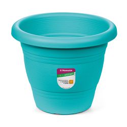 Vaso para Jardim 22cm Plástico Azul PR6143-2 Primafer - Santec