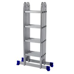 Escada de Aluminio Articulada 4 x 4 Multifuncional 16 Degrau - Santec
