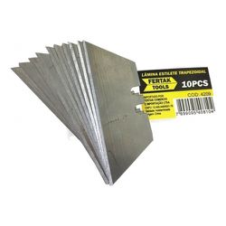 Lâmina para Estilete Trapezoidal com 10 Peças 4209 Fertak - Santec