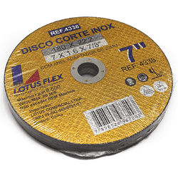 Disco de Corte 7 pol x 1,6mm x 7/8 4338 Lotus - Santec