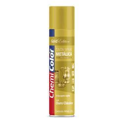 Tinta Spray Gold Metalico 400ml Chemicolor - Santec