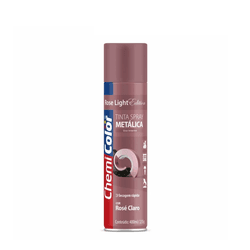 Tinta Spray Rose Claro Metalico 400ml Chemicolor - Santec