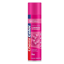 Tinta Spray Luminosa Pink 400ml Chemicolor - Santec