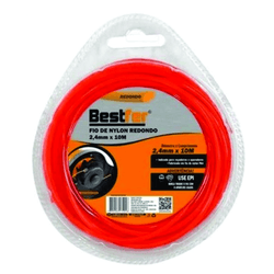 Fio de Nylon 2mm Redondo BFH1765 Bestfer - 10 metros - Santec