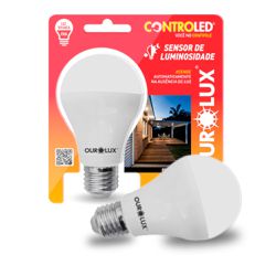 Lampada Led Controled com Sensor Luminosidade 9W 6500K Ourol... - Santec