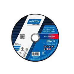 Disco De Corte 4.1/2'' X 1,0mm X 7/8'' Bna12 Norton - Santec