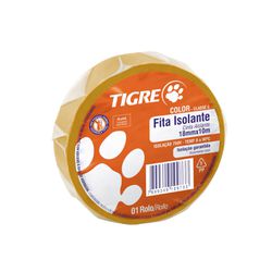 Fita Isolante Amarela 18mm x 10m 54502702 Tigre - Santec