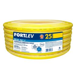 Eletroduto Corrugado Amarelo 1 pol com 25m Fortlev - Santec