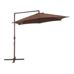 Ombrelone Suspenso Veneza 3m Marrom Bel 832012 - Santec