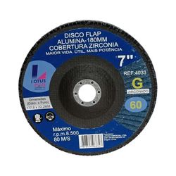 Disco Flap 7 pol Grana 60 4033 Lotus - Santec