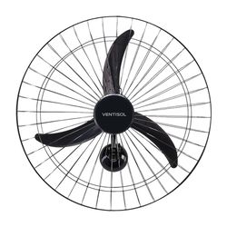 Ventilador Parede 60cm New Preto 452 Ventisol 220V - Santec