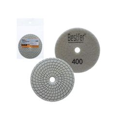 Disco Lixa Diamantado com Velcro 100mm GR-400 BFH3298 - Santec