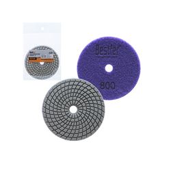 Disco Lixa Diamantado com Velcro 100mm GR-800 BFH3299 - Santec