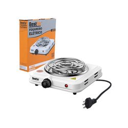 Fogareiro Portátil Elétrico 1 Boca Branco 127V BFH2951 - Santec
