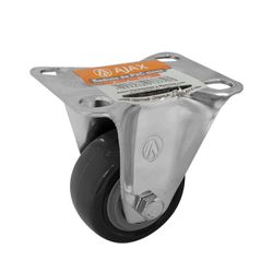 Rodizio Fixo Placa 210 Cinza A09220-F - Santec