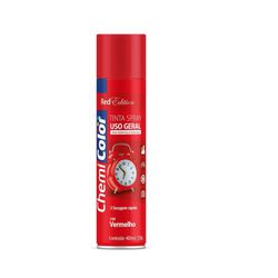 Tinta Spray Vermelho 400ml Chemicolor - Santec