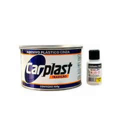 Massa Plástica Carplast Cinza 400gr C/ Catalisador - Santec