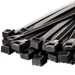 Abraçadeira de Nylon 4,8 x 380mm Preta com 50 Peças Fertak - Santec