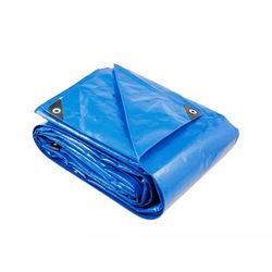 Lona Reforçada Polietileno Azul 12 x 8 Metros 200 Micras Von... - Santec
