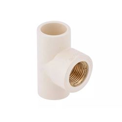 Te Pvc Transição Cola e Rosca Aquatherm 22mm x 3/4 Tigre - Santec