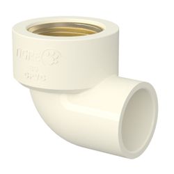 Joelho Pvc 90º Graus Transição LR Aquatherm 22mm x 1/2 Tigre... - Santec