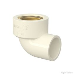 Joelho Pvc 90º Graus Transição LR Aquatherm 22mm x 3/4 Tigre... - Santec