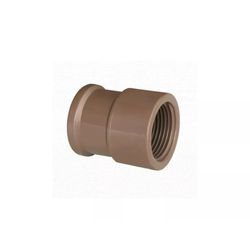 Luva Pvc Marrom LR Soldável Com Rosca 25 x 1/2 Tigre - Santec
