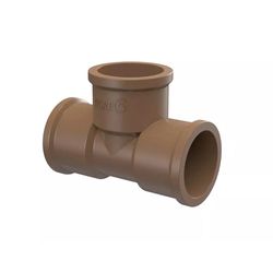 Te Pvc Marrom Soldável 40mm Tigre - Santec