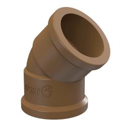 Joelho Pvc Marrom 45º Graus 20mm Tigre - Santec