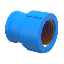 Luva LR Azul com Bucha Latão 20 x 1/2 Tigre - Santec
