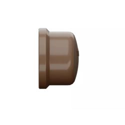 Cap Tampão Soldável Marrom 60mm Tigre - Santec