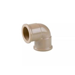 Joelho Pvc Marrom Soldável 90º Graus 60mm Plastubos - Santec