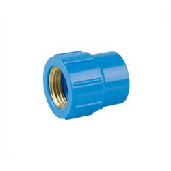 Luva LR Azul Com Bucha Latão 20 x 1/2 Plastubos - Santec