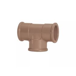 Te Pvc Marrom Soldável 85mm Amanco - Santec