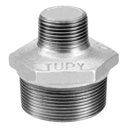 Niple Duplo 3/8 x 1/4” BSP Galvanizada Tupy - Santec