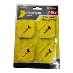 Esquadro Magnético para Solda 5kg Fertak 3907 Kit com 4un - Santec